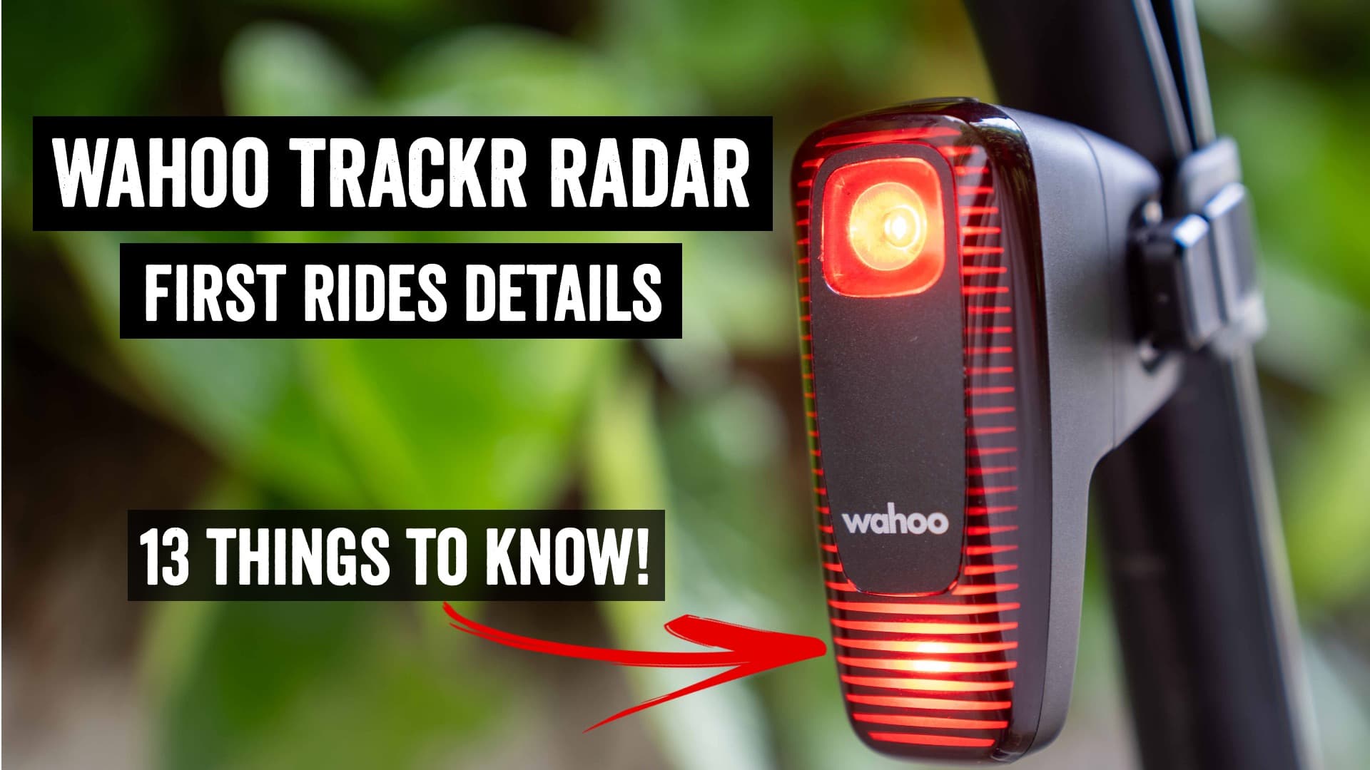 Wahoo TRACKR Radar: $199, USB-C, Zero False Negatives — But the Mount Locks You In