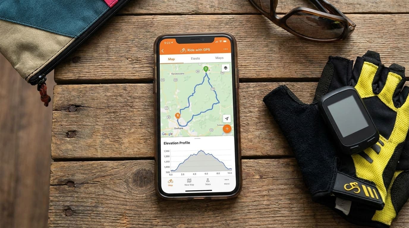 Ride with GPS app redesign