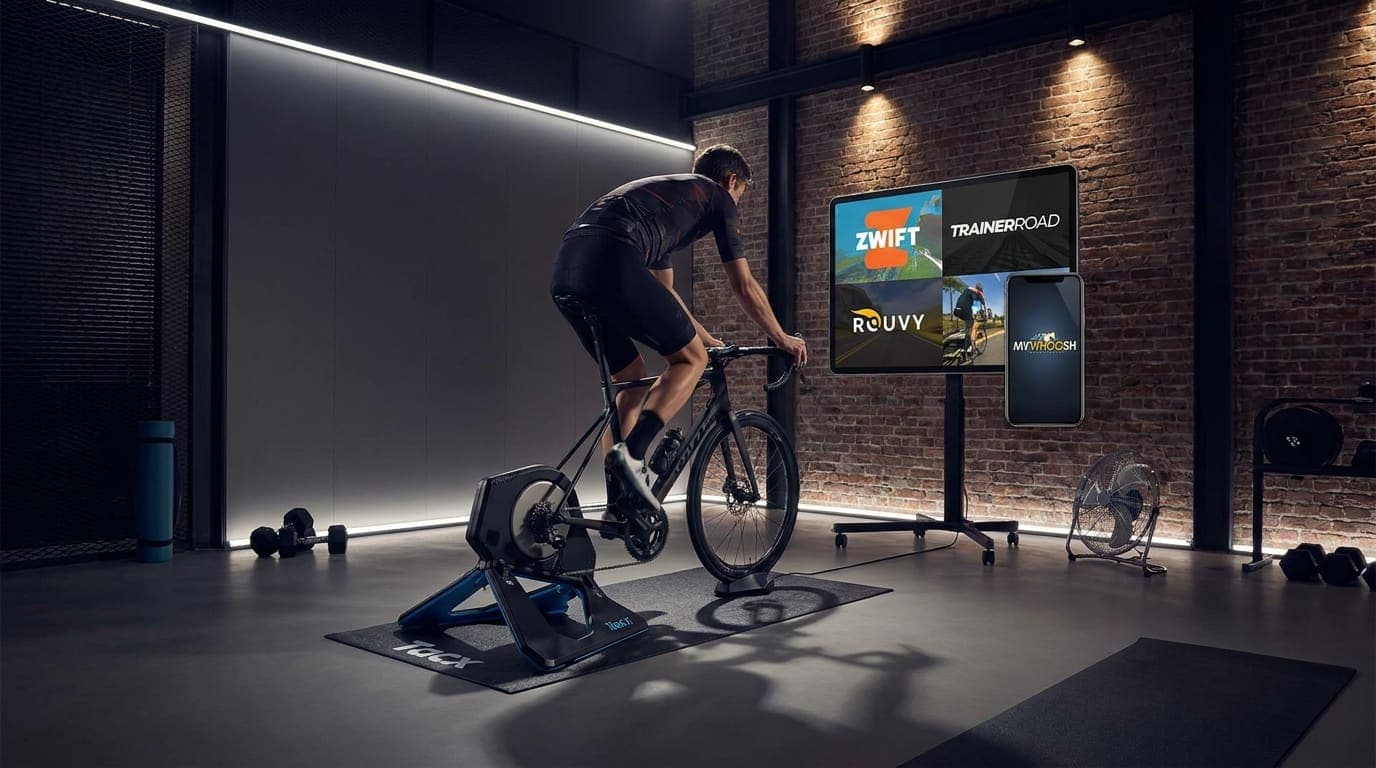 Indoor cycling apps: Zwift, TrainerRoad, Rouvy, MyWhoosh