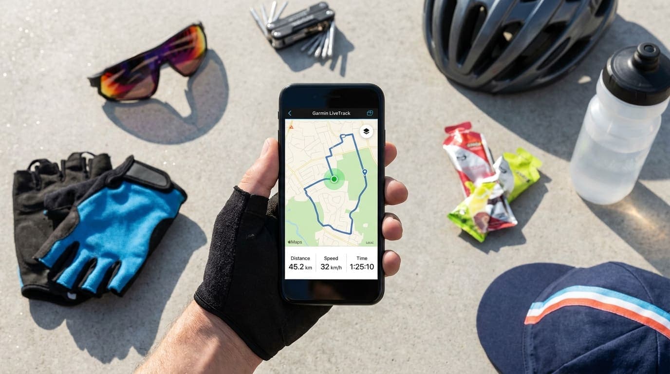 Garmin LiveTrack crash detection on a phone