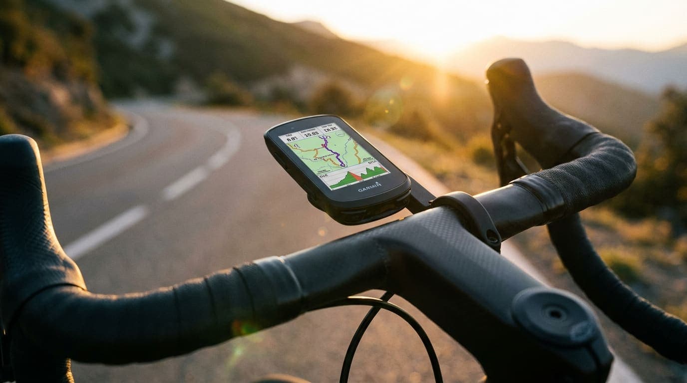 Garmin Edge 1050 cycling computer with 1050-nit display