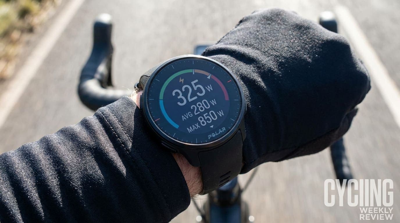 Polar Vantage V4 with native cycling power mode