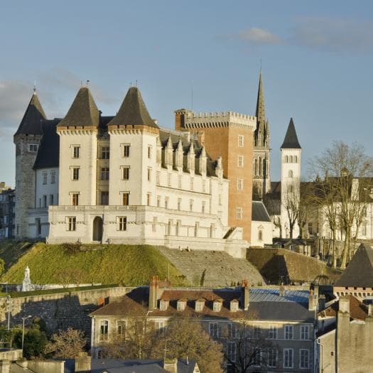 Stage 5 bunch sprint finish in Pau