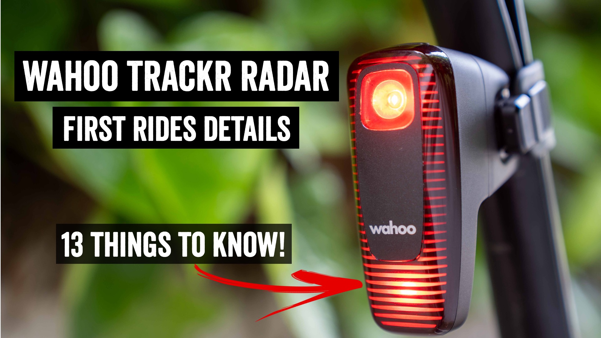 Wahoo TRACKR Radar: $199, USB-C, Zero False Negatives — But the Mount Locks You In